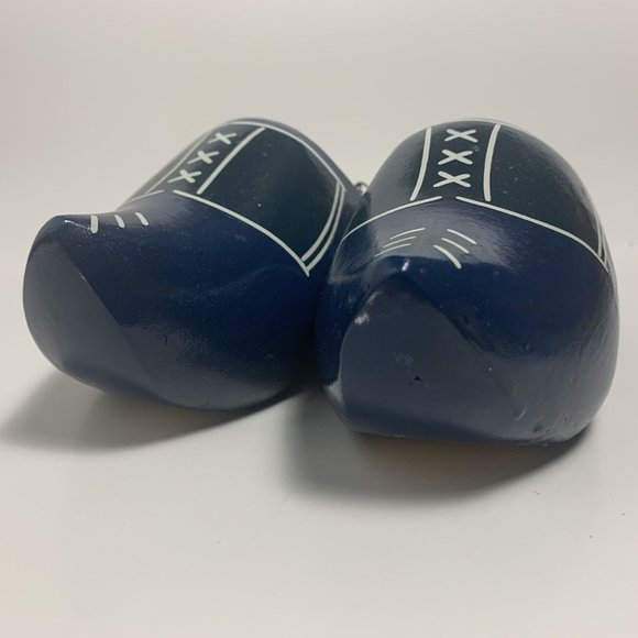 Skinwood Wooden Clogs Kids Size 5.5 Blue Made in Holland - Picture 9 of 10